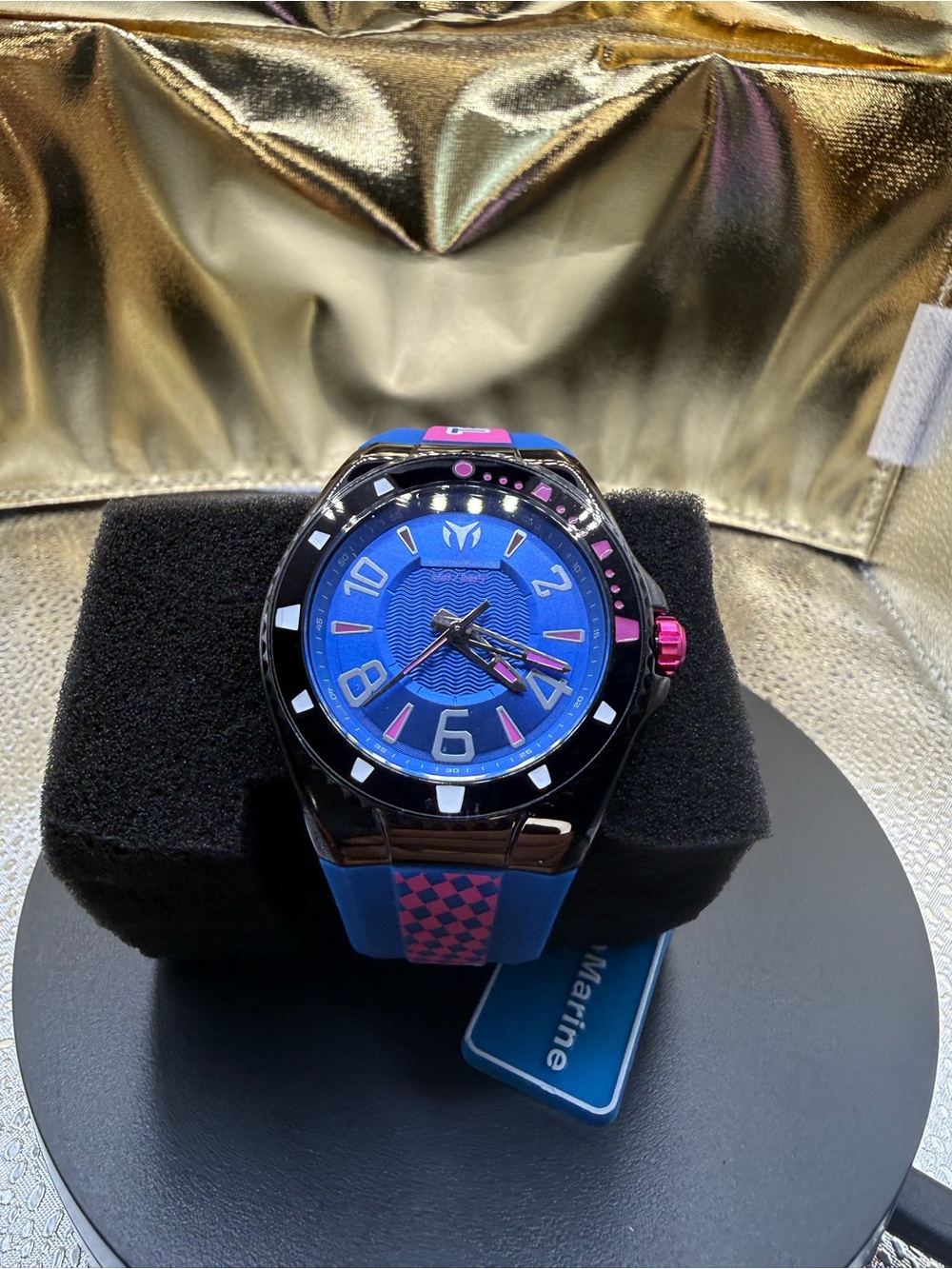 Blue & Pink Sport Watch by